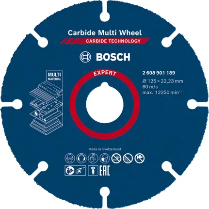 Bosch 2 608 901 189 disco de afilar Plástico, Madera Disco de corte