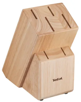 Tefal K1215074 taco para cuchillos Bloque con ranuras para cuchillos Madera