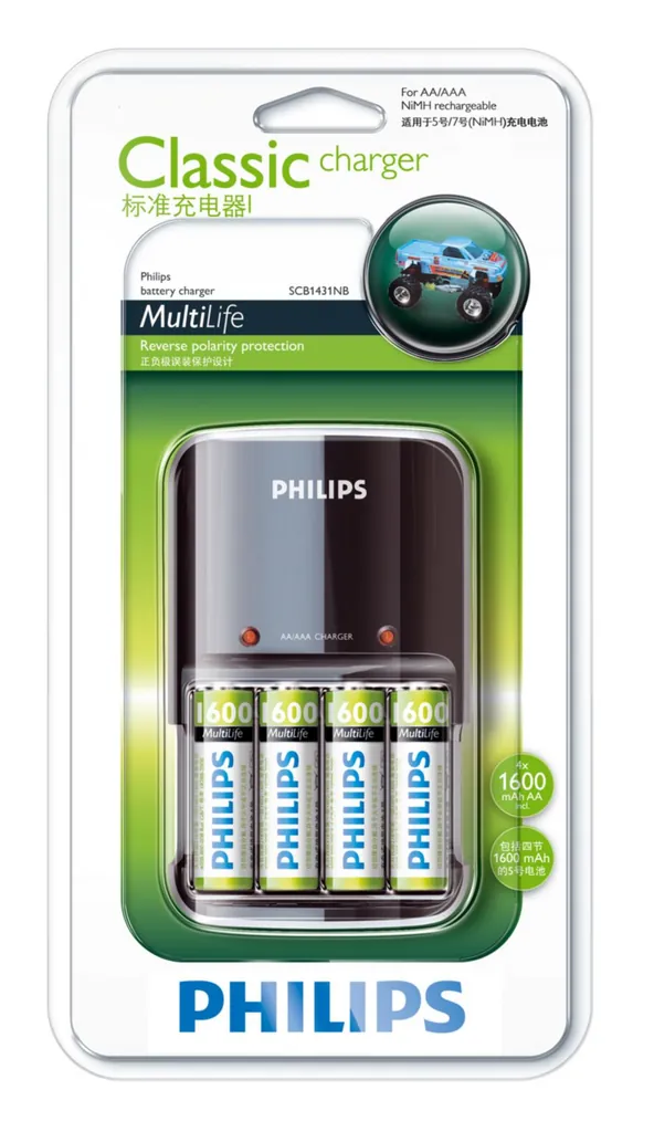 Philips MultiLife SCB1431NB/93 cargador de batería
