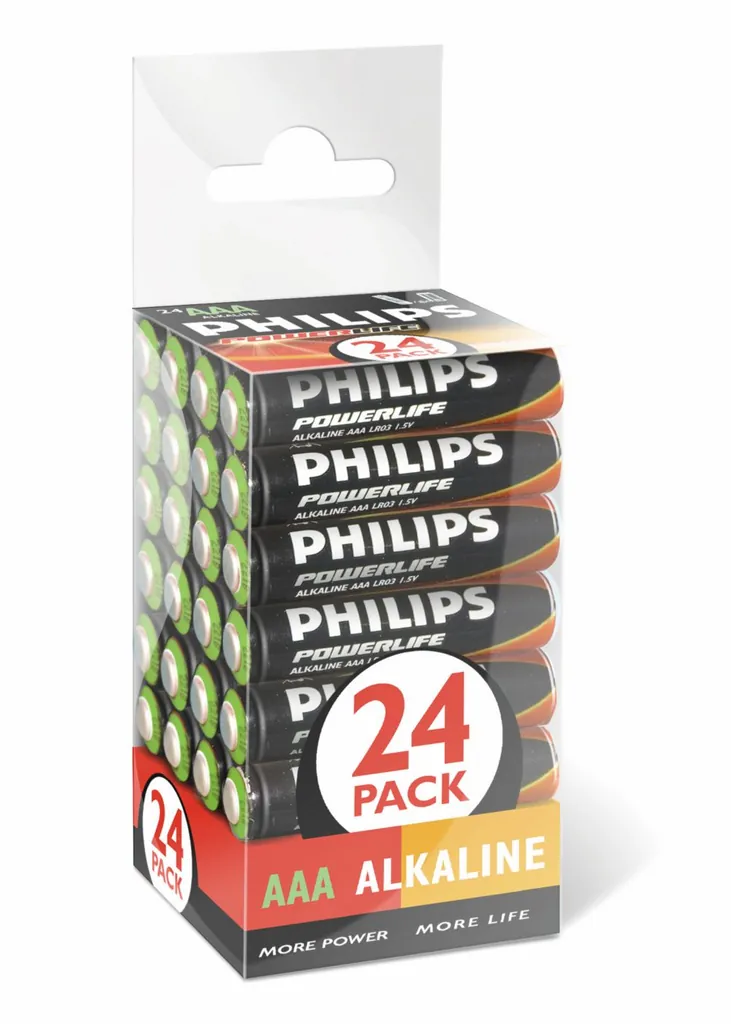 Philips PowerLife LR03PX24C/10 pila doméstica Batería de un solo uso AAA Alcalino