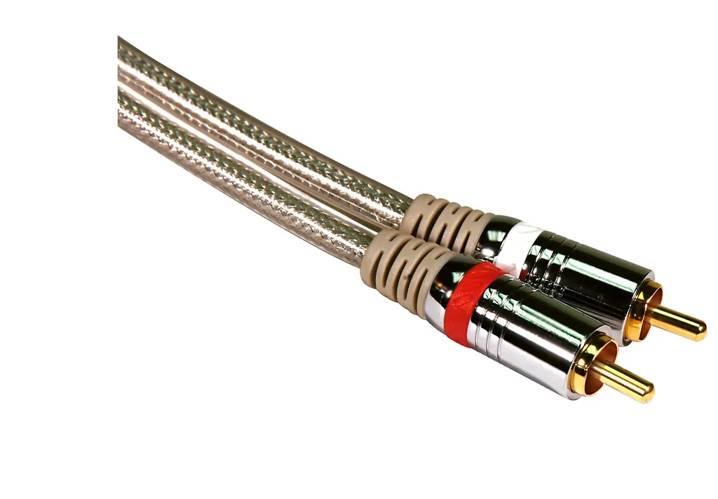 Philips SWA3523/10 cable de audio 3 m 2 x RCA Plata