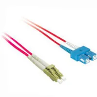 C2G 2m LC/SC Duplex 50/125 Multimode Fiber Patch Cable Cable de fibra óptica e InfiniBand Rojo