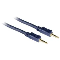 C2G 6ft Velocity™ 3.5mm Stereo Audio Cable M/M cable de audio 1,83 m 3,5mm Azul