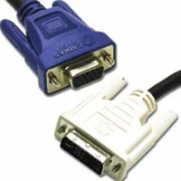 C2G 5m DVI-A Male to HD15 VGA Male Analog Video Cable VGA (D-Sub) Negro