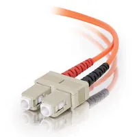 C2G 5m SC/SC LSZH Duplex 62.5/125 Multimode Cable de fibra óptica e InfiniBand Naranja