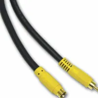 C2G 12ft Value Series Bi-Directional S-Video -> RCA Type Cable cable S-vídeo 3,6 m S-Video (4-pin) Negro