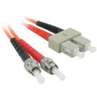 C2G 5m USA SC/ST Duplex 62.5/125 Multimode Fiber Patch Cable Cable de fibra óptica e InfiniBand Naranja