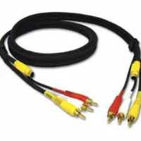C2G 12ft Value Series 4-in-1 RCA Type/S-Video Cable 3,6 m Negro