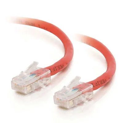 C2G Cat5E Assembled UTP Patch Cable Red 7m cable de red Rojo