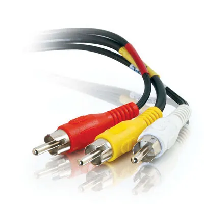 C2G 50ft Value Series RCA Type Audio Video Cable cable de vídeo compuesto 15,4 m Negro