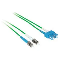 C2G 10m SC/ST Duplex 9/125 Single-Mode Fiber Patch Cable Cable de fibra óptica e InfiniBand Verde