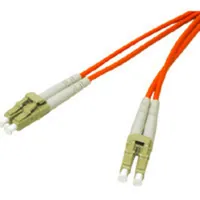 C2G 8m LC/LC Plenum-Rated Duplex 62.5/125 Multimode Fiber Patch Cable Cable de fibra óptica e InfiniBand Naranja