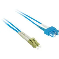 C2G 2m LC/SC Plenum-Rated 9/125 Duplex Single-Mode Fiber Patch Cable Cable de fibra óptica e InfiniBand Azul