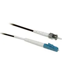 C2G 5m LC/ST Plenum-Rated 9/125 Simplex Single-Mode Fiber Patch Cable Cable de fibra óptica e InfiniBand Negro