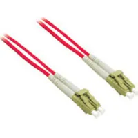 C2G 1m LC/LC Plenum-Rated Duplex 62.5/125 Multimode Fiber Patch Cable Cable de fibra óptica e InfiniBand Rojo