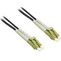 C2G 10m LC/LC Plenum-Rated Duplex 62.5/125 Multimode Fiber Patch Cable Cable de fibra óptica e InfiniBand Negro