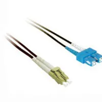 C2G 10m LC/SC Duplex 50/125 Multimode Fiber Patch Cable Cable de fibra óptica e InfiniBand Negro