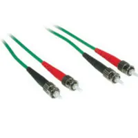 C2G 3m ST/ST Duplex 62.5/125 Multimode Fiber Patch Cable Cable de fibra óptica e InfiniBand Verde