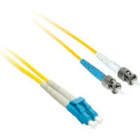 C2G 6m USA LC/ST Duplex 9/125 Single-Mode Cable de fibra óptica e InfiniBand Amarillo