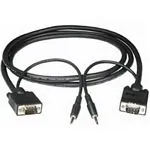 C2G 10m Monitor Cable + 3.5mm Audio VGA (D-Sub) + 3,5mm Negro