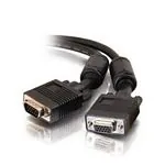 C2G Monitor HD15 M/F Cable, 15m cable VGA VGA (D-Sub) Negro