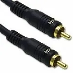 C2G 10m Velocity Bass Management Subwoofer Cable cable de audio RCA Negro