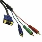 C2G 2m Ultima HD15 to RCA HDTV Component Video Breakout Cable VGA (D-Sub)