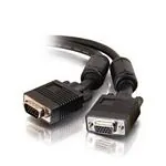 C2G Monitor HD15 M/F Cable, 20m cable VGA VGA (D-Sub) Negro