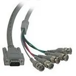 C2G Video HD15M / 5-BNC M cable 3 m VGA (D-Sub) 5 x BNC Gris
