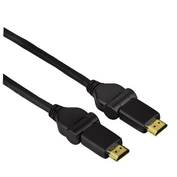 Hama HDMI 1.3 Rotation Cable cable HDMI 1,5 m HDMI tipo A (Estándar) Negro