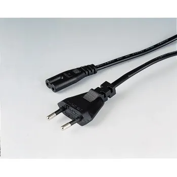 Hama Mains Lead, 1.5 m, black Negro 1,5 m