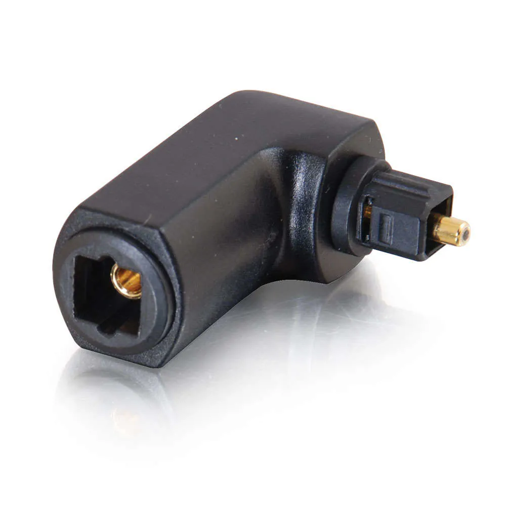 C2G Velocity Right Angle Toslink Adapter Negro