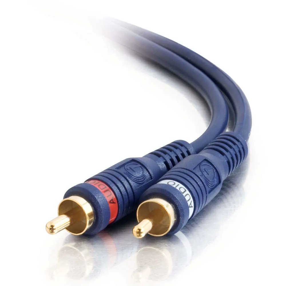 C2G 5m Velocity RCA Audio Cable cable de vídeo compuesto Negro