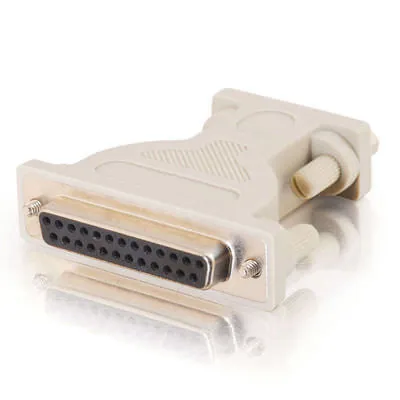 C2G DB9/DB25 Adapter Gris
