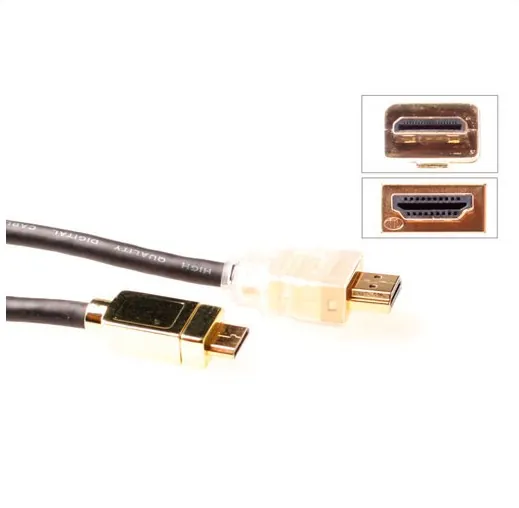ACT AK3758 cable HDMI 3 m HDMI tipo A (Estándar) HDMI Type C (Mini) Negro