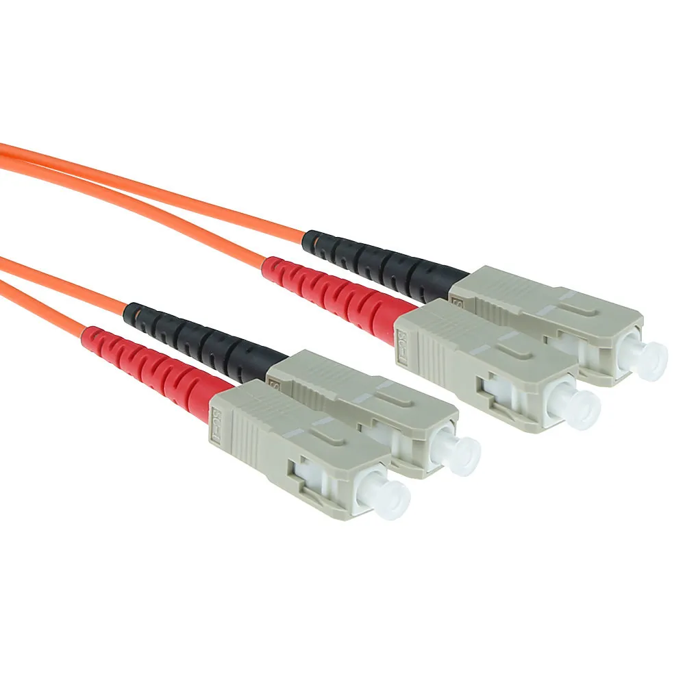 ACT SC-SC 50/125um OM2 Duplex (RL3505) 5m Cable de fibra óptica e InfiniBand Naranja