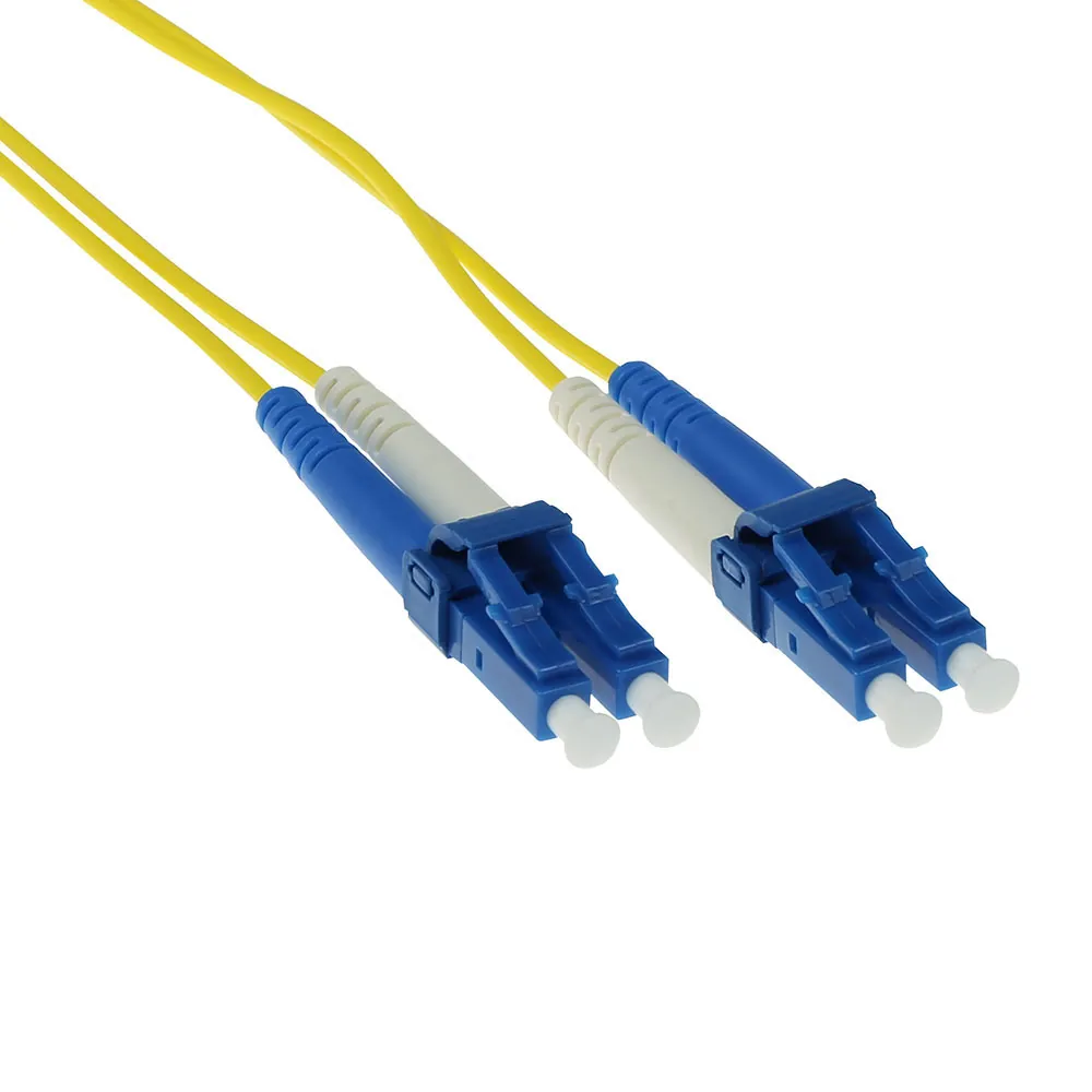 ACT LC-LC 9/125um OS1 Duplex 2m (RL9902) Cable de fibra óptica e InfiniBand Amarillo