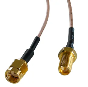 Lindy RP-SMA WLAN Antenna Extension Cable, 2m cable coaxial Gris