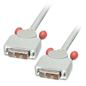 Lindy 25m DVI Cable cable DVI DVI-D Blanco