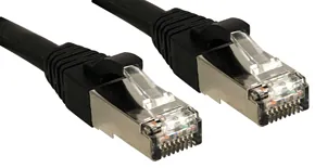 Lindy Cat.6 SSTP / S/FTP PIMF Premium 3.0m cable de red Negro 3 m