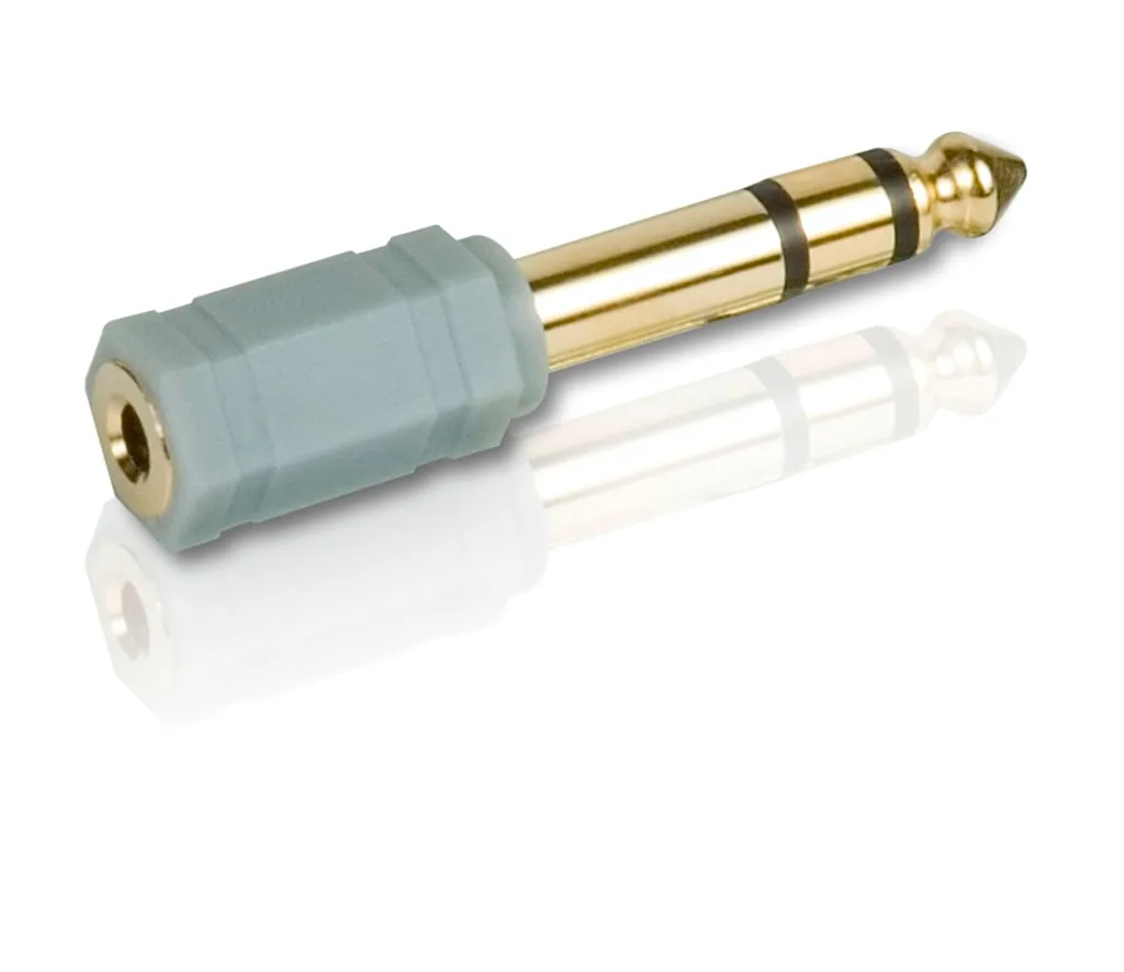 Philips SWA4550S/10 cambiador de género para cable 3.5mm 6.35mm Gris