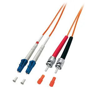 Equip LC/ST 50/125μm 10m Cable de fibra óptica e InfiniBand Naranja