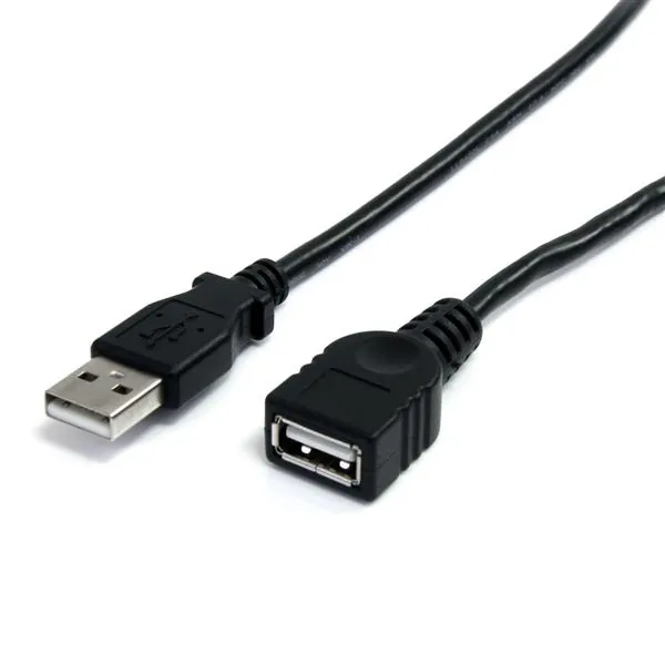 StarTech.com USBEXTAA3BK cable USB 0,91 m Negro