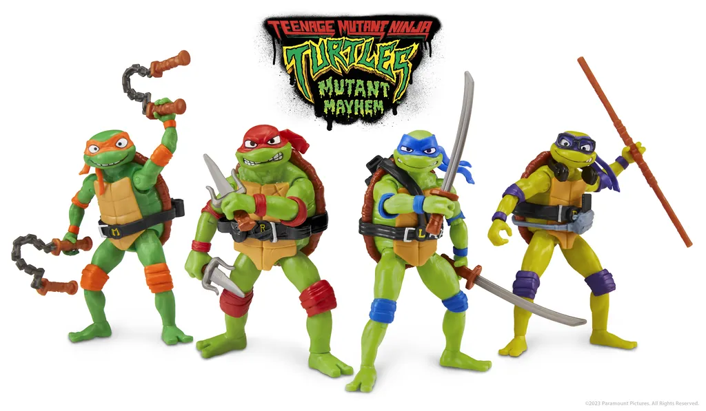 [38735] Teenage Mutant Ninja Turtles Movie Basic Figures Asst Wave 1