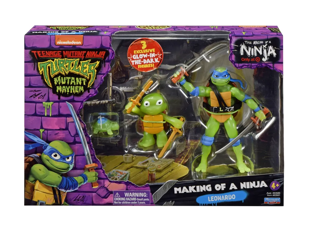 [38778] Teenage Mutant Ninja Turtles Leonardo Evolution 3-pack