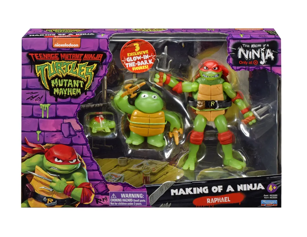 [38781] Teenage Mutant Ninja Turtles Raphael Evolution 3-pack