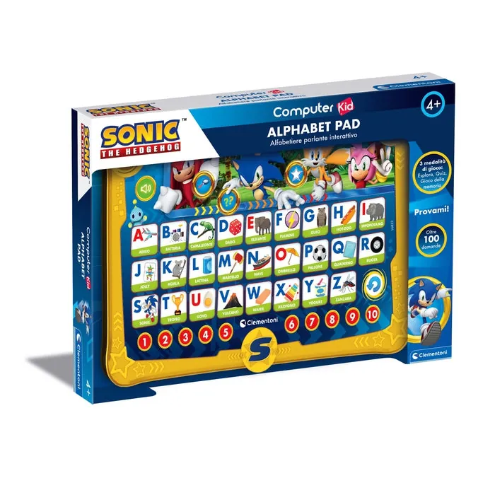 [16822] Clementoni Sonic Alphabet Pad Tableta para niños
