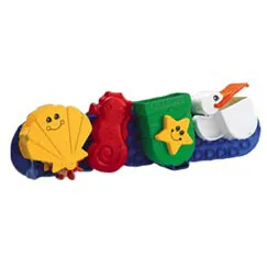 [75678] Fisher-Price Everything Baby 75678 juego, juguete y pegatina de baño Animales de juguete para el baño Multicolor