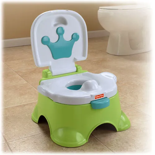 [BGP36] Fisher-Price Everything Baby BGP36 adaptador infantil para asiento de inodoro Verde, Blanco