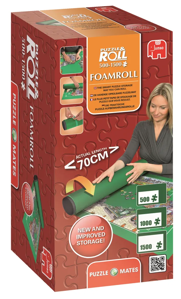 [1031] Jumbo Puzzle & Roll Foam Roll Tapete para puzle